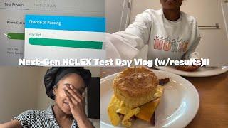 Next-Gen NCLEX Test Day Vlog (w/results!!)