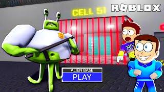 Roblox Barry's Prison Run - Alien base Chapter | Shiva and Kanzo Gameplay