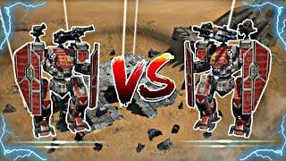 Krait Basilisk Arthur VS Retaliator Vengeance Arthur comparison in |War Robots|