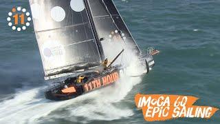 10 Minutes of Epic Sailing Footage: Foiling IMOCA 60