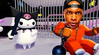 BOK ESCAPES KUROMI'S PRISON RUN IN ROBLOX (OBBY)