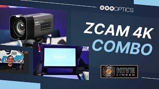 PTZOptics ZCam 4K with Elgato Teleprompter & Hive Studio