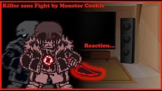 -| Undertale Reacts to Killer Sans Fight! |- (Animation)