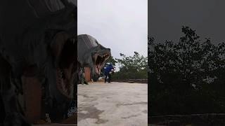T- rex chase - jurassic world part 3 dangerous. मर गया #shorts