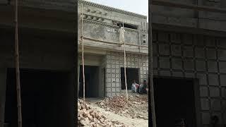 #construction #boundarywall #house #walldesign mistri Junaid