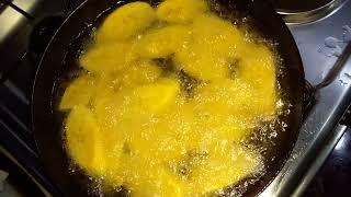 How to fry plantain ( Golden brown).