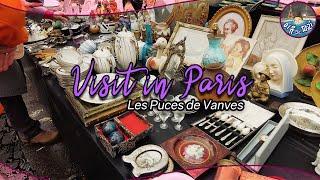 Visit in Paris | 파리 산책로그 / 주말 방브 벼룩시장_1 / 쓰레기 속 보물찾기 / 생활소음(잠 잘오는) / Vanves brocante flea market_1