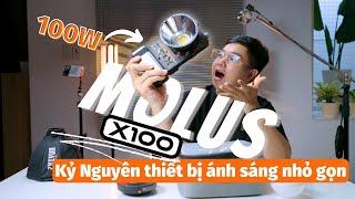 MOLUS X100 Có thực sự là Kỷ nguyên mới của ánh sáng?Công suất 100W kích thước nhỏ 2023