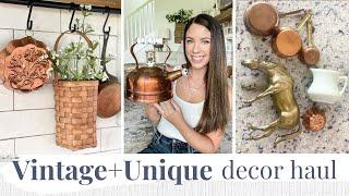 HOME DECOR HAUL - Antique, Unique + Vintage Finds! | Cottage Style Decorating Ideas