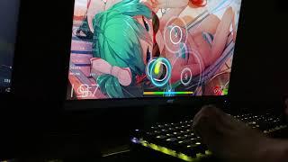 playing osu while my parents are sleeping