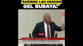 Cemal Enginyurt AKP'liler ile çok sert kapıştı! "Bağırma lan oradan! Gel buraya!"