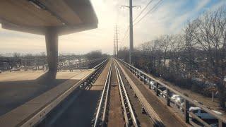 4K/60p: LIRR M3 Front Window Babylon to Penn Station (Express Run, before Daylight Savings)