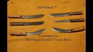 Old Hickory 7"Butcher Knife compared to The Original Green River 7" Butcher knife