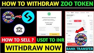 Zoo Airdrop Withdrawal Process | Zoo Bank Withdrawal Process | How To Sell Zoo Token On Bitget