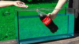 Experiment: Coca Cola and Mentos Under Water