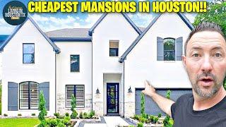 Inside HOUSTON TEXAS Custom Mansions starting at $400,000 || The Grand Prairie Hockley TX