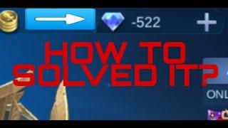 NEGATIVE DIAMOND??? HOW TO SOLVE IT?? | MOBILE LEGEND