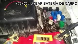 PRUEBAS A LA BATERÍA AUTOMOTRIZ