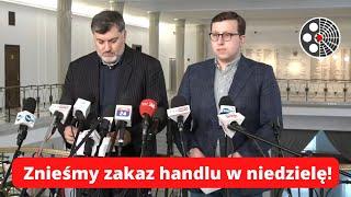 Konfederacja: Apel #Wolnościowcy: Znieśmy zakaz handlu w niedzielę!