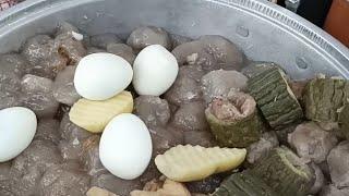 Tantangan beli bakso Kojek viral cuma ada 1 di Semarang pakai wajan full jadi satu