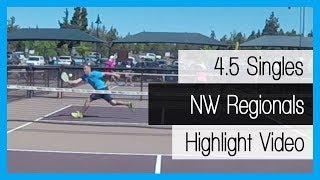 Pickleball 4.5 Mens Singles - Dustin NcCorchuk Highlights