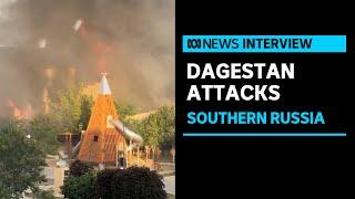 Police officers, priest killed in attacks on churches and synagogue in Russia's Dagestan | ABC News