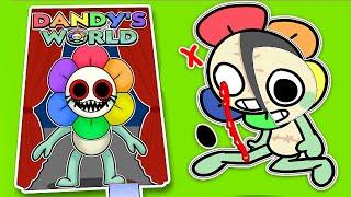 Making DANDY'S WORLD Game Book (+ GOOB VS ALL TWISTEDS Squishy) DIY