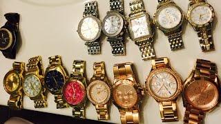 Luxury watch collection| Michael kors, Michele, Movado, Fossil. (ASMR)