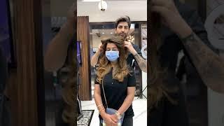 Affinity Luxury Salon l Stylist l Style by Preet l  Elegant Caramel Waterfall l 2021