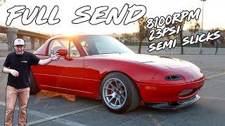 FOR THE HATERS!! Tuning The Miata & SMASHING The Acceleration Records! [0-60mph | 100-200kph] Part 2