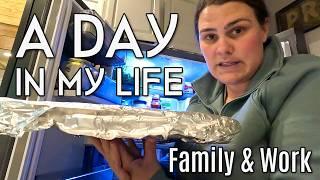 Spend the Day With Me!  | Mom Life, Cleaning & Work