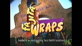 1996 Taco Bell Fajita Wraps ad - Wrap it up!