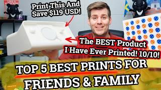 Top 5 Best Prints Your Friends and Family WON'T BELIEVE Are 3D Printed!  Print With Bambu Lab A1!