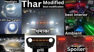 Mahindra Thar modified | Thar fully modified | Thar best modification | #tharmodified #tharlover