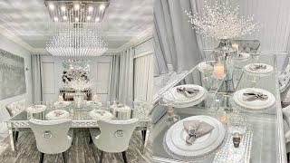 NEW GLAM DINING ROOM UPDATE | Budget friendly glam decor ideas