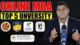 Top 5 Online MBA University in India MBA Online in India