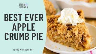 The Best Apple Crumb Pie