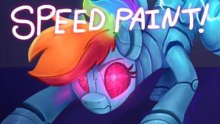 Robot Rainbowdash ~ Speedpaint