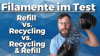 Ich stelle meinen Shop auf Recycling-Filament um. Umweltbewusster 3D-Drucken mit Refill / Recycling