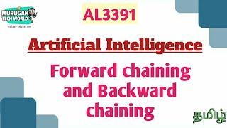 Forward chaining and Backward chaining in artificial intelligence tamil||AL3391||AI&DS||AU reg-2021.