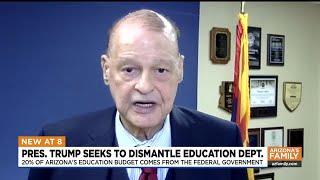 Arizona schools' head is OK with dismantling US Department of Education