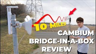 HOW TO GET WIFI OVER 10 MILES AWAY! || Cambium Networks Bridge-in-a-Box Review! [Networking]