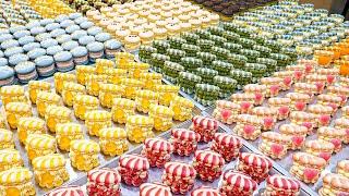 crazy! More than 60 types of colorful macaroons in every color on earth -Korean food / 마카롱 뚱카롱 디저트