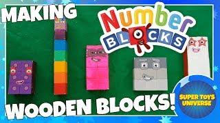 OMG!! We made wooden Numberblocks Figures 6 - 10 & mystery figure!