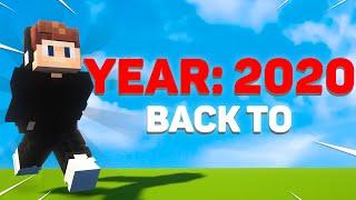 time traveling back to 2020...