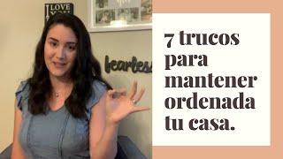 ️ 7 consejos para mantener tu casa siempre ordenada