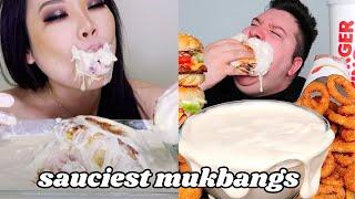 SAUCIEST food VS mukbangers 