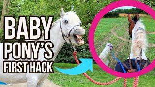 BONNIE'S FIRST HACK | Tack Up & Ride With Me GoPro | Footluce Eventing