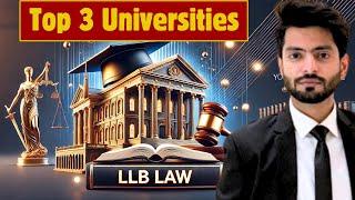 EXPOSED: The BEST Universities for LLB in Pakistan  | Life-Changing Decision