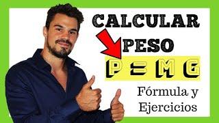 Concepto de PESO FÍSICA  CALCULAR PESO, FÓRMULAS y EJERCICIOS  FUERZAS OAKADEMIA